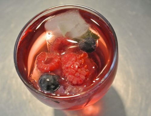 Tip: ice-cubes with a twist!