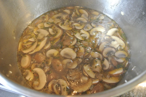 Wild mushroom soup