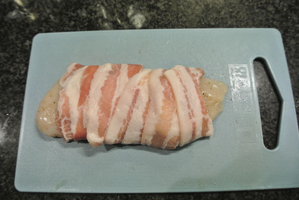 Chicken with Bacon and Mozzarella 