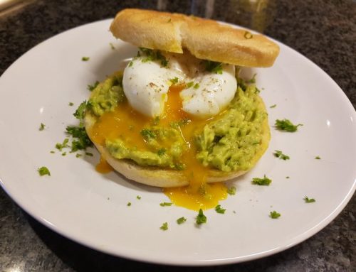 Easter brunch tip: Grilled sandwich with avocado and a poached egg